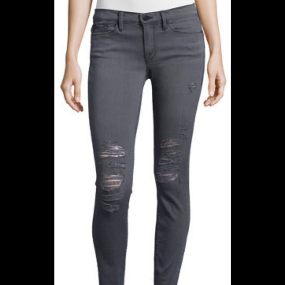 Frame grey jeans Le Skinny de Jeanne